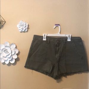 AE Army Green shorts
